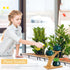 XXXFLOWER Bamboo Plant Stand ,3 Tiers Indoor Succulent Windowsill Shelf - Small Tabletop Plant Holder for Home, Office, Living Room, Bedroom Decor...