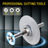 Inside Pipe Cutter for PVC Pipe Cutter Tool, PVC Cutter Tool with 3.15" Scale Adjustable Depth Gauge, 5Pcs Saw Blades and Hex Shank (Silver)...