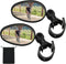 Hestya Bike Mirror 360 Degree Adjustable Safe Rotatable Handlebar Mirror Bicycle Mirror Cycling Rear View Mirror Shockproof Acrylic Convex Mirror ...