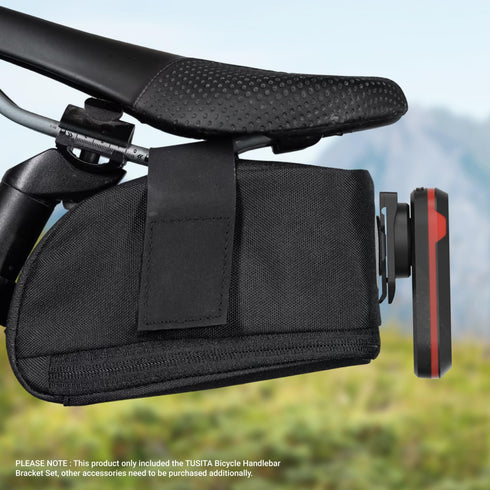 TUSITA Cycling Saddle Bag Clip Mount (Small Slot) Compatible with Garmin Varia RTL515, RTL510, RVR315...