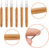 AUGSUN 8 Pcs Dreadlock Crochet Hook Tool, Braid Hair Dreadlocks Needle Weaving Crochet...