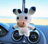 Crochet Cow Keychain, Bag ornament. Bag Hanging Decor....