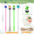 24 Sets Back to School Gifts for Student Cactus Pens Motivational Pen with Inspirational Cards Pots Plant Pens First Day of School Stationery Supp...
