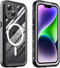 Ezanmull for iPhone 14 Plus Waterproof Case with Built-in Screen Protector & Compatible with MagSafe Magnetic - Rugged Full Body Dustproof Shockpr...
