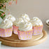 Funtery 300 Count Pink Cupcake Liners Pink Gold Bridal Shower Cupcake Wrappers Cupcake Wrappers Decorations Paper Cupcake Liners for Baking Baby B...