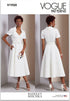 Vogue Misses' Lined Dress Sewing Pattern Packet by Badgley Mischka, Design Code V1950, Sizes 6-8-10-12-14, Multicolor...