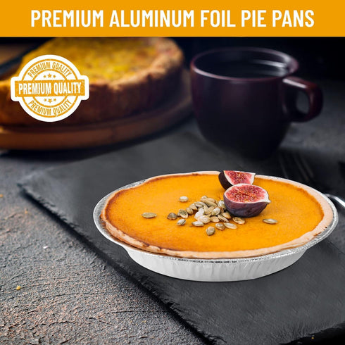 The Baker Celebrations Aluminum Foil Disposable Baking Plates 6-inch Pie Pans Made in USA (Pack of 60)...