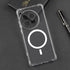 for OnePlus 12 Case Clear Compatible with MagSafe - Built in Strong Magnetic Airbag Military Grade Protection Anti-Yellowing Phone Cover for One P...