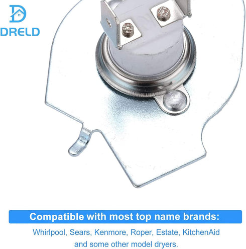 3977393 Dryer Thermal Fuse, Replacement for Whirlpool, Kenmore, KitchenAid, Replaces # AP3094244 3399848 AH334299 279816VP