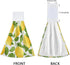 Boccsty Lemon Hanging Kitchen Towels 2 Pieces Summer Lime Tree Branch Dish Cloth Tie Towels Hand Towel Tea Bar Towels for Bathroom Farmhouse House...