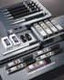 Nicpro Black Art Mechanical Pencil Set in Case, Metal Drafting Pencils 0.3, 0.5, 0.7, 0.9 & 2mm Graphite Lead Holders (2H HB 2B 4B Colored Lead) f...