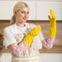 18.5inch Rubber Gloves Waterproof polyester Household Cleaning Gloves For DishWashing,Gardening,Painting(Large)...