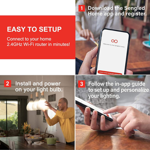 Sengled Alexa Light Bulbs, Updated FFS Smart Flood Light, Smart Bulb That Works with Alexa & Google Assistant, 7.5W 65W Equivalent,2700K BR30 Smar...