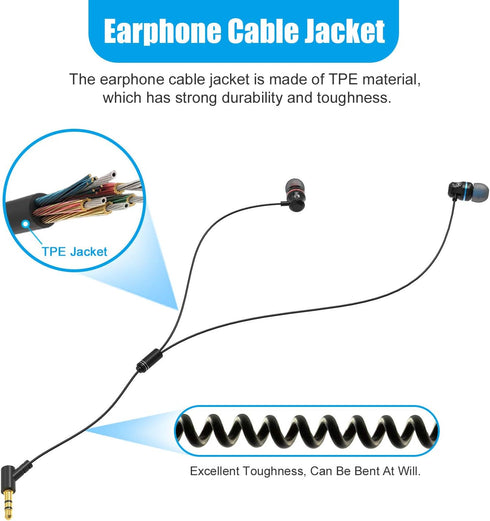 AMVR Noise Isolating Earbuds Earphones Custom Made for Meta Quest 2 VR Headset, with 3D 360 Degree Sound in-Ear Headphones and Earphone Silicone H...