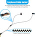 AMVR Noise Isolating Earbuds Earphones Custom Made for Meta Quest 2 VR Headset, with 3D 360 Degree Sound in-Ear Headphones and Earphone Silicone H...