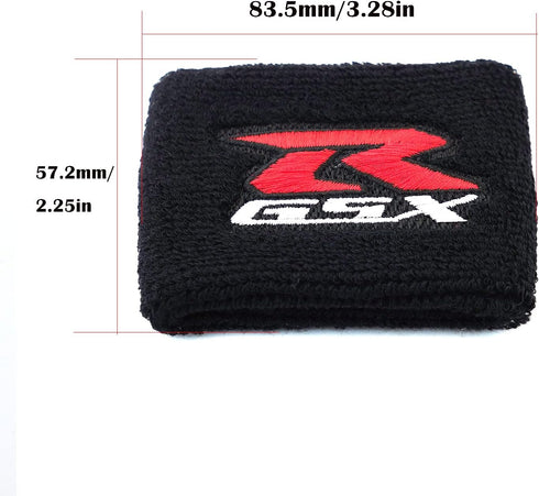 Fits For Suzuki GSXR 600 GSX-R 750 1000 1100 1500 1300 Hayabusa Front Brake Fluid Oil Reservoir Cover Sock...