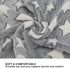 1 Pack 3 Puppy Blankets Cat Dog Blankets Super Soft Warm Sleep Mat Grey Star Cute Print Blanket Fluffy Fleece Pet Blanket Flannel Throw for Small ...