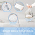 Small Trash Bags 4 Gallon - 108 Count Leakage-Proof 4 Gallon Trash Bag, Small Garbage Bags for Office Bedroom Bathroom Trash Bags, Unscented White...