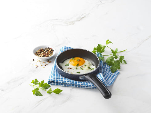 Goodcook Everyday Nonstick Aluminum 4.6" Round Mini Frying Pan, Black...