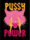 Aesthetic Poster Preppy Room Decor, Cat Canvas Wall Art, Female Power Art Painting, Lightning Art Print for Teen Girls Bedroom College Dorm Room D...