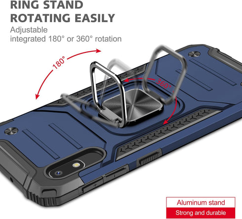 for Samsung Galaxy A10E Case Military Grade Built-in Kickstand Case Holster Armor Heavy Duty Shockproof Cover Protective for Samsung Galaxy A10E P...