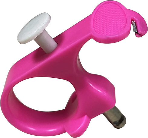 Needle Puller, 3 in 1 Thread Cutter Sewing Thimble Shielded Protector Pin Needles Quilting Craft Accessories DIY Sewing Tools (Pink)...
