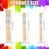18 Pieces Wooden Stencil Brushes Natural Stencil Brushes Bristle Painting Brushes Wooden Handle Painting Stencil Brushes for Acrylic Oil Watercolo...