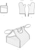 Simplicity Kitchen Accessories Pot Holder, Mitt, and Casserole Carrier Sewing Pattern Kit, Code S9528, One Size, Multicolor...