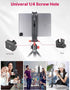 ULANZI iPad Phone Tripod Mount Adapter with Cold Shoe, Universal Smartphone Tablet Holder for Tripod with Arca Quick Release Plate 1/4'' Screw Mou...