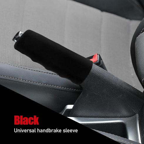 Pack-1 Car Handbrake Cover, Wave Shaped Handbrake Protector, Silicone Decorative Cover, for Car Brake Levers (Black)...