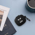 kwmobile Silicone Case Compatible with JBL Live Pro 2 TWS Case Cover - Don't Touch My Headphones White/Black/Black...