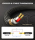 tisino 1/8 to 1/4 Stereo Cable, 3.5mm to 1/4 Adapter Aux Cord Stereo Audio Cable for Guitar, Keyboard Piano, Laptop, Home Theater Devices, Speaker...