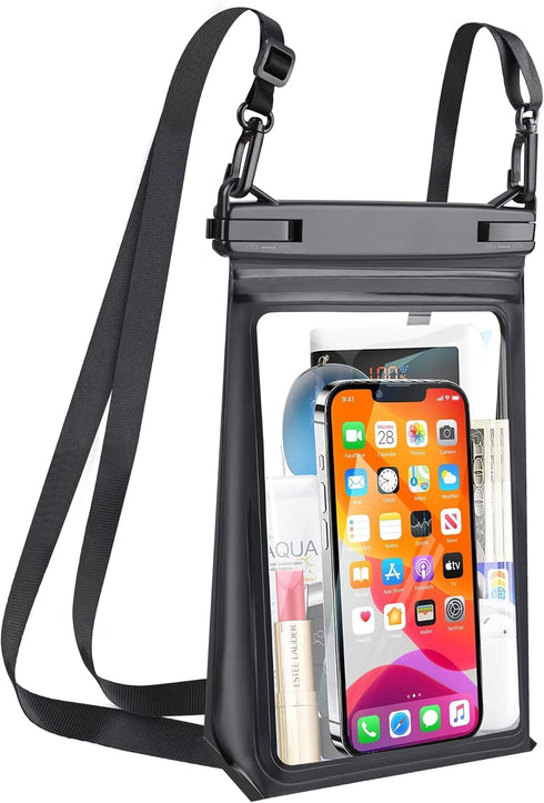 Large Waterproof Phone Pouch, Floating Dry Bag for iPhone 14 13 12 11 Pro Max Galaxy S22 S21 Large Capacity Waterproof Bag Sunscreen Glasses Stora...