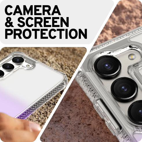Itskins for Samsung Galaxy S23+ HYBRID R // OMBRE Protective Phone Case, Slim Hybrid Case, Anti-Yellowing, and Heavy Duty Shockproof Cover, Milita...