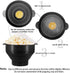 The Original Korcci Microwaveable Silicone Popcorn Popper, BPA Free Microwave Popcorn Popper, Collapsible Microwave Popcorn Maker Bowl, Dishwasher...
