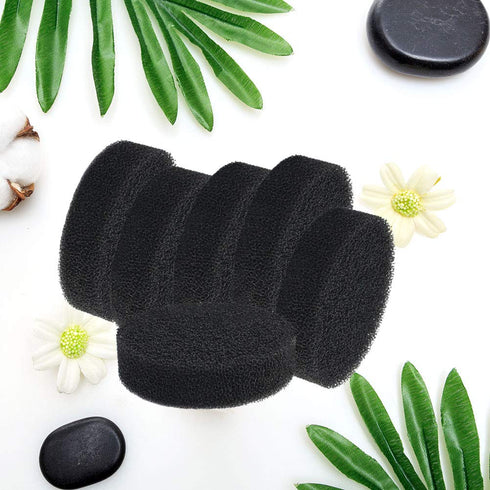 8pcs Makeup Brush Cleaner set - 2 Pack Makeup Brush Cleaner with 6pcs Replacement Sponge, Dry Makeup Brushes Cleaner Sponge Eye Shadow or Blush Co...