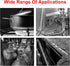Portable Gas Leak Detector for Natural Gas, LNG, LPG with Audible, Visual and Vibration Alarm, Real-time Gas Concentration Display, Combustible Ga...