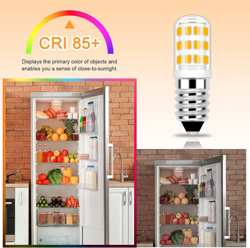 E14 LED Bulb 4W 120V European Light Bulbs 40W Equivalent, Dimmable E14 Base for Fridge Refrigerator Bulbs Cooker Hood Bulbs Turkish lamp Bulb, E14...