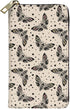 YISHOW Gothic Moth Wallet Slim Thin Leather Purse Wallet With Zip Around Clutch Casual Handbag For Phone Key Credit Cards...