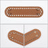 PH PandaHall 4 Colors 7.1x1.9" Bag Bottom Shaper Round Crochet Bag Bottom Leather Bag Shaper Pad for Bags Cushion Base with Holes Bag Shoulder Bag...