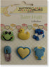 Buttons Galore Baby Hugs 3D Buttons-Set of 6 Cards...