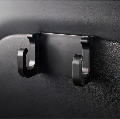 OATSBASF Seat Back Hooks for Tesla Model 3 Model Y 2017-2024, Headrest Foldable Hooks Car Bag Hook Stylish Back Seat Hanger Designed for Tesla Mod...