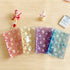 A6 6 Holes Transparent Daisy PVC Binder Cover Loose Leaf Sheet Protector Round Ring View Binder Notebook Planner Folder with Snap Button Closure P...