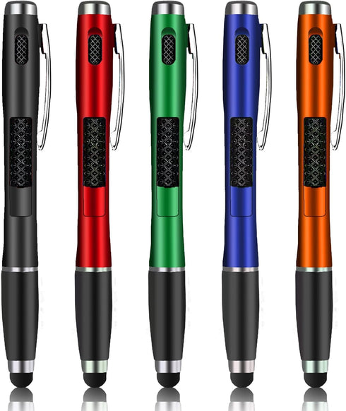 5 Pcs Stylus Pens with Light Tip 3-in-1 Multi-Function Capacitive Pen with LED Flashlight for Homes Offices Schools Writing in The Dark (5)...