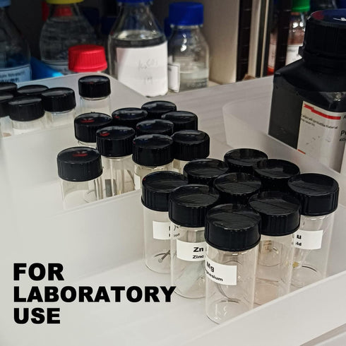 Glass Sample Vials,Wide Mouth Glass Bottle Boro 3.3 with Black Cap for laboratory,reagents bottle,leaf teas, spices,herbs, medication,paint,DIY Cr...