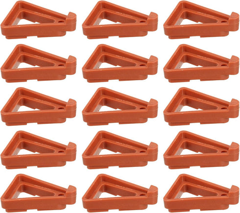 PATIKIL Plant Pot Feet, 24 Pack Plastic Invisible Flower Pot Risers Triangle Potted Plants Stand Rack for Indoor and Outdoor Plant Pots, Terracott...