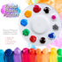 FANDAMEI White Round Paint Tray Palettes, Paint Palette Tray, Plastic Paint Tray Palette, Paint Palettes Paint Pallets with 10 Wells for Adults & ...