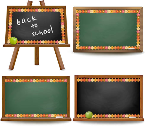 Whaline 32.8ft Groovy Retro Hippie Flower Bulletin Board Borders Boho Flower Die-Cut Bulletin Board Flower Shape Rolled Bulletin Board Trim for Sc...