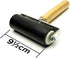 Bastex 4 inch Brayer Roller. Hard Rubber Applicator for Arts & Crafts, Ink, Printmaking, Block Stamping, Printing, Applying Glue, Wallpaper and Mo...