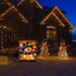 Lighted Christmas Garden Flag for Outside, Led Snowman Garden Flag, Winter Yard Flag 12x18 Double Sided for Outdoor Yard Porch Lawn Decoration...